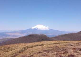 駒ケ岳より富士山を望む