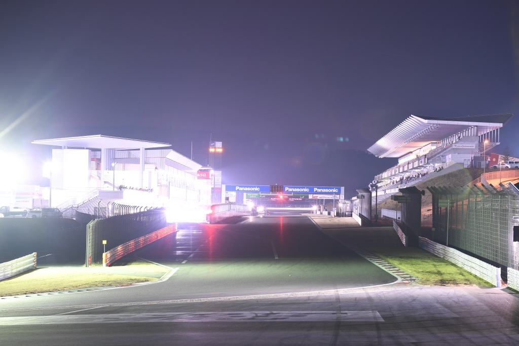 3月3日（土）夜間走行時、ＴＧＲコーナー付近より